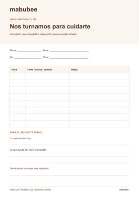 Registro para compartir el cuidado