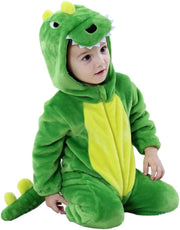 Halloween Baby Green Dinosaur Costumes Toddler Outfit Infants Cosplay Romper 1-60 Months